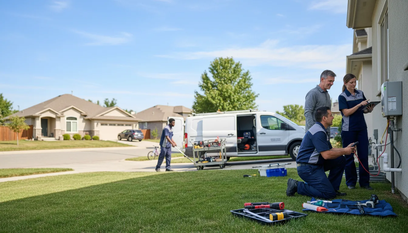 Tankless water heater service in Granby, CT